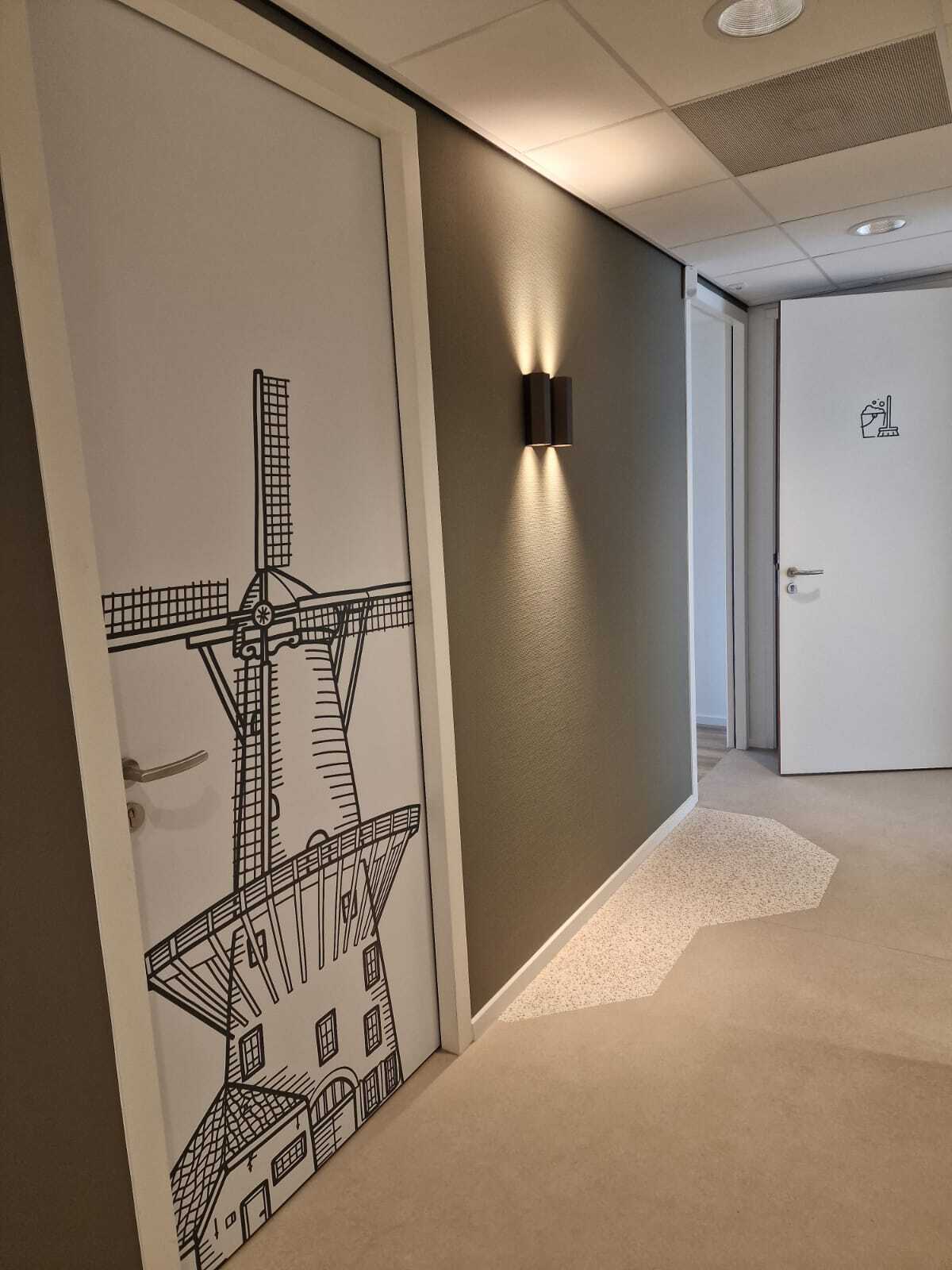 de molen HOED Vrijheidslaan Leiden